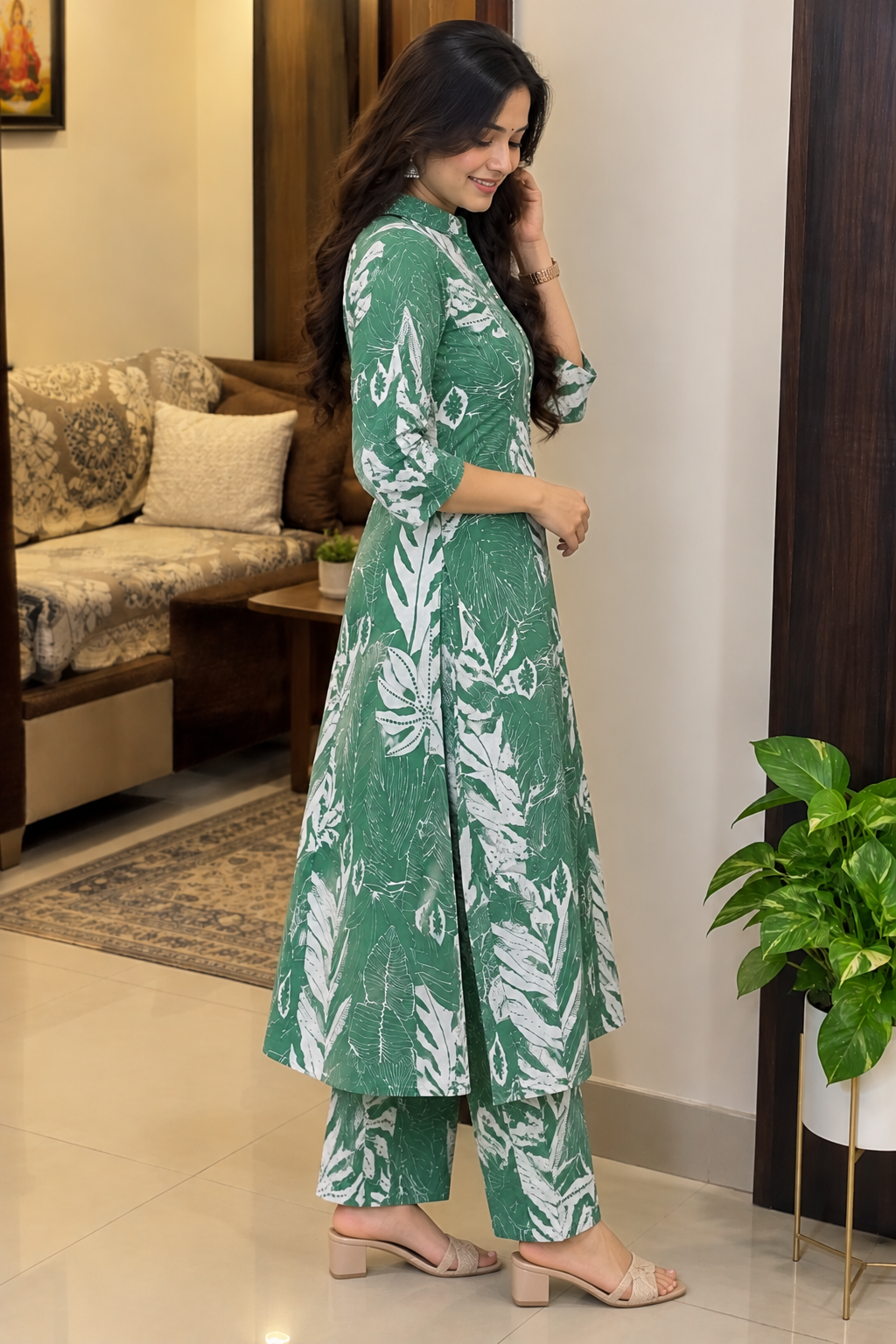 Emerald Leaf Co-ord Set