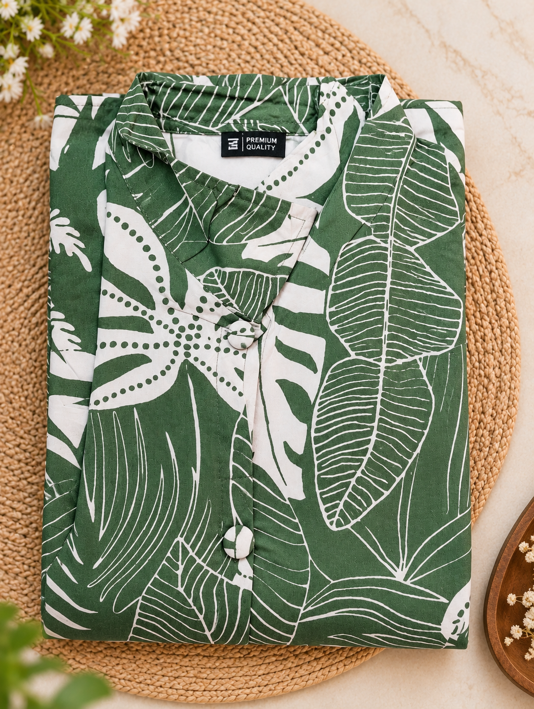 Emerald Leaf Co-ord Set